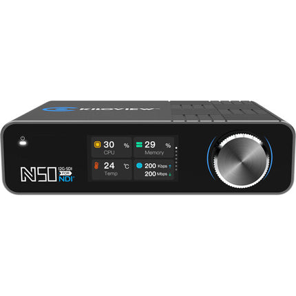 Kiloview N50 Convertidor Bidireccional 12G-SDI USB a NDI con Pantalla LCD y Control en Red