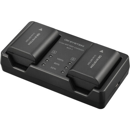 OM SYSTEM SBCX-1 Kit de batería y cargador de ion de litio carga simultánea