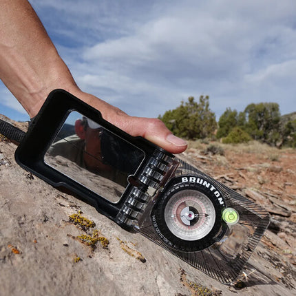 Brunton Geo Lite Brújula de Tránsito Hemisferio Sur Compacta Ligera