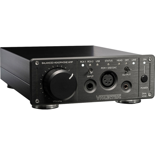 Violectric DHA V226 Amplificador de Auriculares Previo y DAC USB-C 384 kHz DSD256