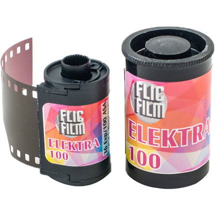 Flic Film Elektra 100 Película Color Negativo 35mm ISO 100 36 Exposiciones