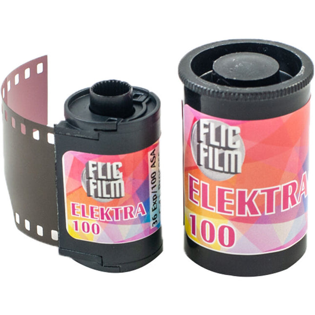 Flic Film Elektra 100 Película Color Negativo 35mm ISO 100 36 Exposiciones