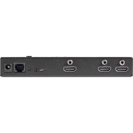 Black Box 4K HDMI Matrix Switch 2 x 1 con control remoto IR y adaptador de corriente