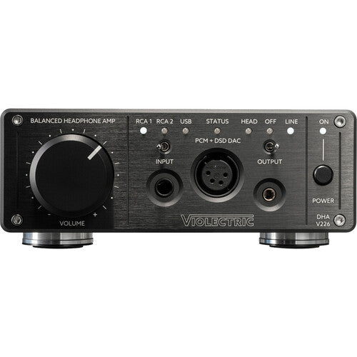 Violectric DHA V226 Amplificador de Auriculares Previo y DAC USB-C 384 kHz DSD256