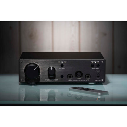 Violectric HPA V550 Pro amplificador de auriculares y preamplificador de escritorio con control remoto y 16-600 ohmios