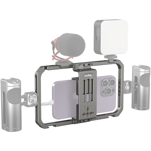 SmallRig Universal Mobile Phone Cage para Smartphones 2.2 a 3.5 pulgadas con Monturas 1/4"-20 y Cold Shoe