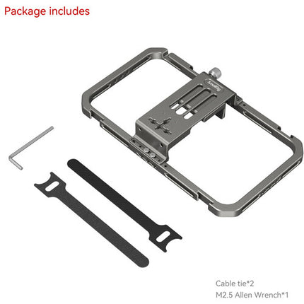 SmallRig Universal Mobile Phone Cage con Soporte Ajustable para Smartphone 2.2 a 3.5 Pulgadas Kit de Rig para Video Plegable Fold P20