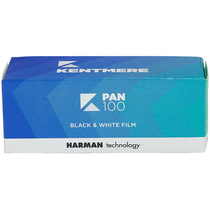 Kentmere PAN 100 Película Negativa Blanco y Negro 120 Formato Medio ISO 100 Granulado Fino