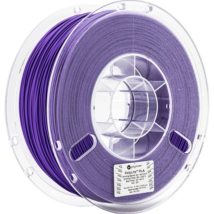 Polymaker 1.75mm PolyLite PLA Filamento 1kg Morado para Impresión 3D