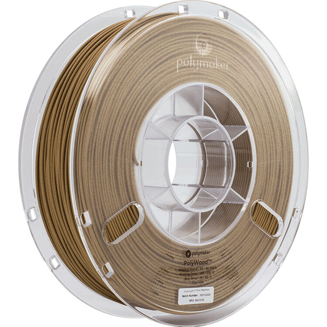 Polymaker PolyWood Filamento PLA 1.75mm 600g 374-410°F para impresión 3D