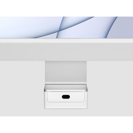 Rain Design mBase Soporte para iMac 24" Blanco con Cajón Integrado y Gestión de Cables