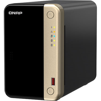 QNAP TS-264 NAS 2 Bahías 32TB 2x16TB 7200 rpm SATA III SSD M.2 PCIe