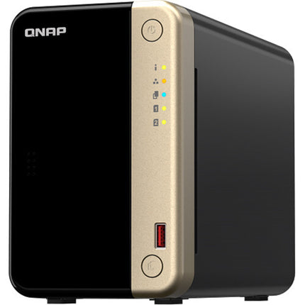 QNAP 16TB TS-264 NAS caja 2 bahías 2x8TB 7200rpm SATA III