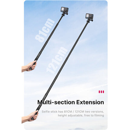 Ulanzi MT-58 Palo Selfie Extensible 1 a 4 Pies para Cámaras de Acción