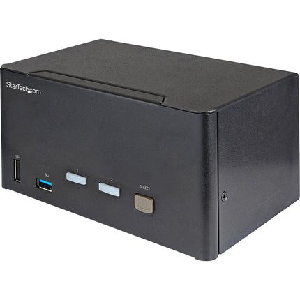 StarTech 2-Port KVM Switch para Tres Monitores 4K 60 Hz con Audio