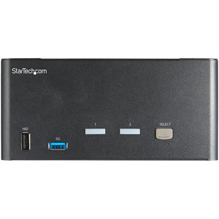 StarTech 2-Port KVM Switch para Tres Monitores 4K 60 Hz con Audio