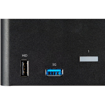 StarTech 2-Port KVM Switch para Tres Monitores 4K 60 Hz con Audio