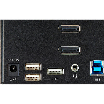 StarTech 2-Port KVM Switch para Tres Monitores 4K 60 Hz con Audio