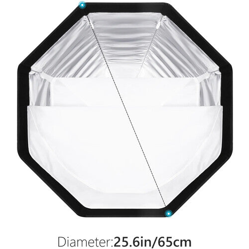 Neewer Softbox Octagonal 25.6 Pulgadas con Montura Bowens y Bolsa de Transporte