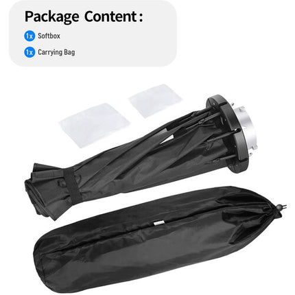 Neewer Softbox Octagonal 25.6 Pulgadas con Montura Bowens y Bolsa de Transporte