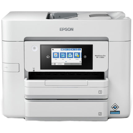 Epson WorkForce Pro WF-C4810 Impresora multifunción color 4800 dpi 25 ppm con kit 4 cartuchos DURABrite Ultra T924XL