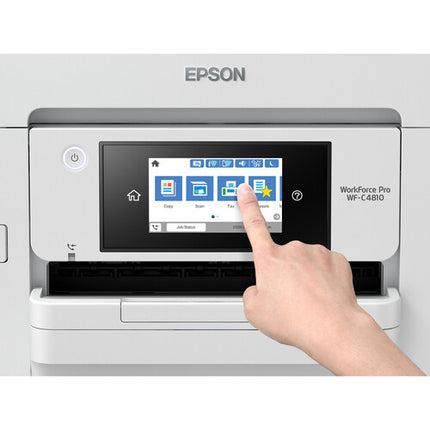 Epson WorkForce Pro WF-C4810 Impresora multifunción color 4800 dpi 25 ppm con kit 4 cartuchos DURABrite Ultra T924XL