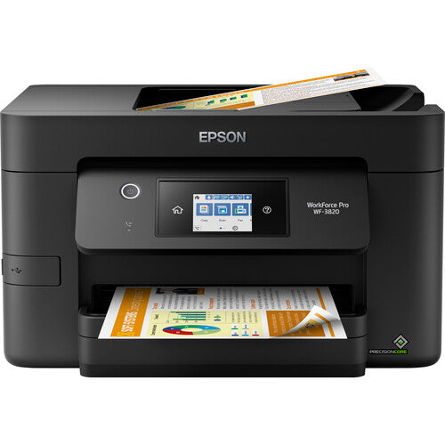 Epson WorkForce Pro WF-3820 Impresora Multifuncional Inyección 4800x2400 dpi 21 ppm Con Cartuchos Iniciales