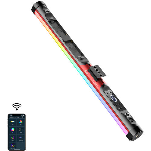 GVM BD25R Barra LED Bi-Color RGB 24" 465 Lux 2700-10000K Kit Completo