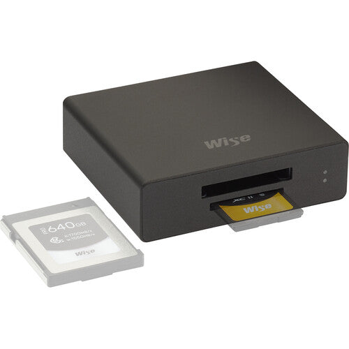Wise Advanced Lector de Tarjetas CFexpress Type B UHS-II SDXC USB-C 3.2 Gen 2 con Interruptor de Protección de Escritura
