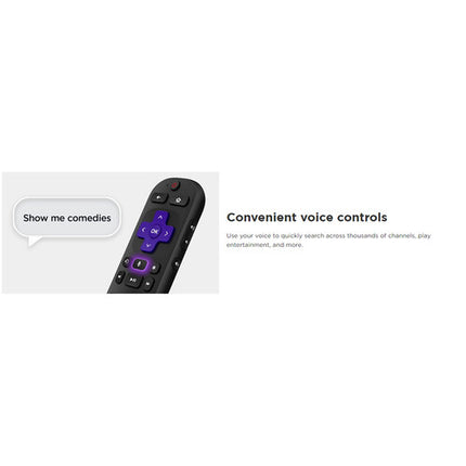 Roku Voice Remote con Control TV Preset Control Remoto Control Por Voz