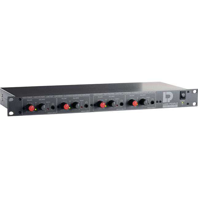LAKE PEOPLE F388-2-Q Amplificador de Auriculares 4 Canales 16-600 Ohm
