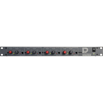 LAKE PEOPLE F388-2-Q Amplificador de Auriculares 4 Canales 16-600 Ohm