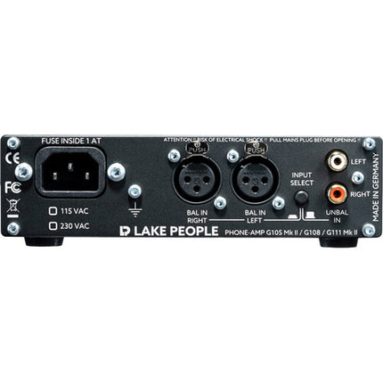 LAKE PEOPLE G108 Amplificador de Auriculares Balanceado de Escritorio con Salida XLR 4 Pines y Soporte 16-600 Ohmios