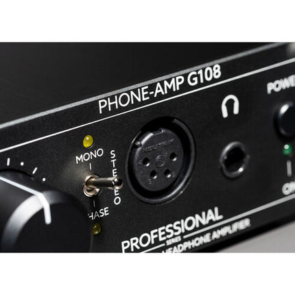 LAKE PEOPLE G108 Amplificador de Auriculares Balanceado de Escritorio con Salida XLR 4 Pines y Soporte 16-600 Ohmios