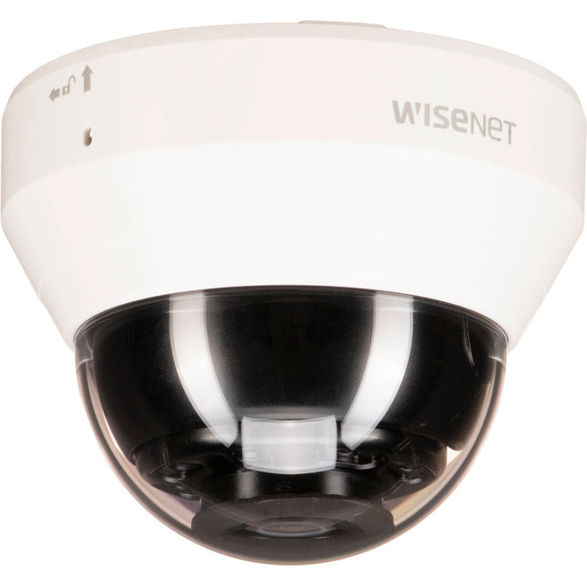 Hanwha Vision Wisenet Q Series QND-7012R Cámara domo IP interior 4MP 2.8mm visión nocturna 65 ft
