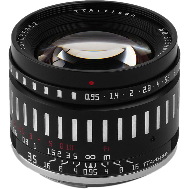 TTArtisan 35mm f0.95 objetivo para FUJIFILM X formato APS-C enfoque manual distancia mínima 14 pulgadas