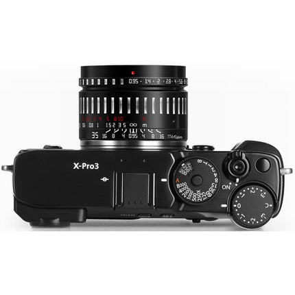 TTArtisan 35mm f0.95 objetivo para FUJIFILM X formato APS-C enfoque manual distancia mínima 14 pulgadas