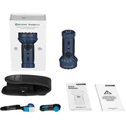 Olight Marauder Mini Linterna Recargable 7000 lúmenes 43 horas azul