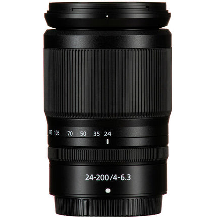 Nikon NIKKOR Z 24-200mm f4-6.3 VR Lente Teleobjetivo 7 Cuchillas Estabilización