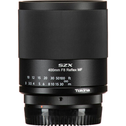 Tokina SZX 400mm f8 Teleobjetivo Catadióptrico Manual para Canon EF 67mm