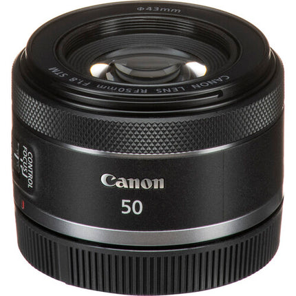 Canon RF 50mm f/1.8 STM Lente Prime Full Frame Ligera Diáf 7 Lâminas