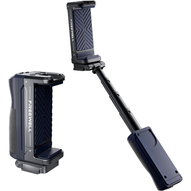 Freewell Bluetooth Smartphone Selfie Grip soporte hasta 12 3 oz alcance 10 m