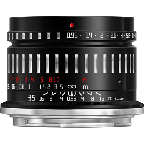 TTArtisan 35mm f0.95 Objetivo manual para Nikon Z formato APS-C 14 pulgadas distancia mínima