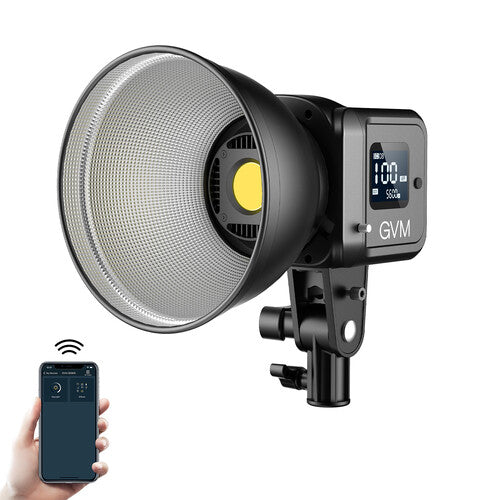 GVM SD80S Luz LED Monolight 5600K 3280 Lux Control Bluetooth