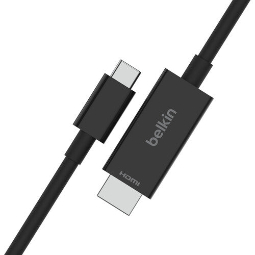 Belkin Cable USB-C a HDMI 2.1 6.6 pies Soporta 8K 60Hz Negro