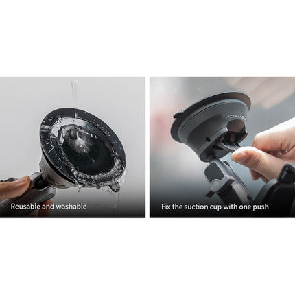 PGYTECH Soporte de Succión para Smartphone con Rotación 360° y Inclinación 180°