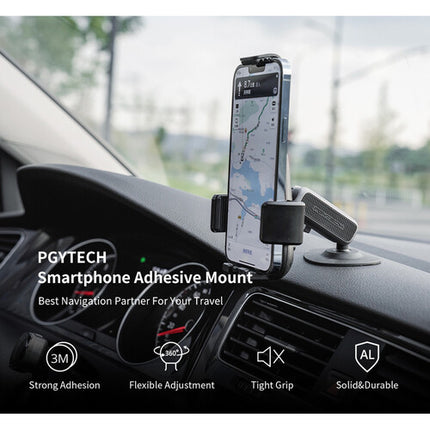 PGYTECH Soporte Adhesivo para Smartphone Full Wrap con Magic Arm 180° y 360° Ajustable