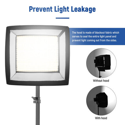 Neewer Softbox Plegable 31x29 cm para Luces LED con Difusor y Grid