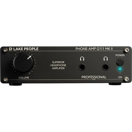 LAKE PEOPLE G111 MKII Amplificador de Auriculares Estéreo 32 a 600 Ohm 2 Canales
