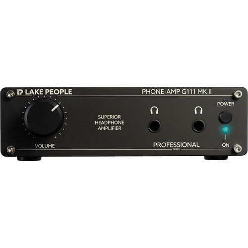 LAKE PEOPLE G111 MKII Amplificador de Auriculares Estéreo 32 a 600 Ohm 2 Canales